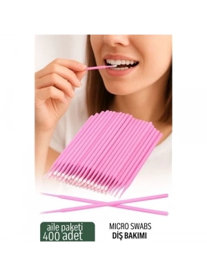 ÇOK SATAN Micro Swab - Diş Bakım Çubuğu - 400 Adet Aile Paketi