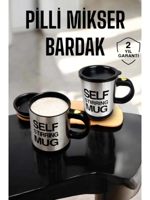 ÇOK SATAN Mikser Kupa Yazılı Mug Bardak Karıştırma Özelliği