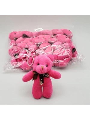 ÇOK SATAN Mini Ayıcık Anahtarlık Pembe Renk