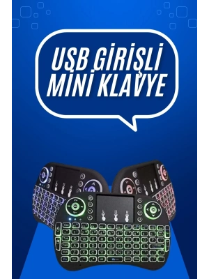 ÇOK SATAN Mini Klavye Gaming Pc Playstation Ledli Mouse Rgb Mouse Bluetooth Usb