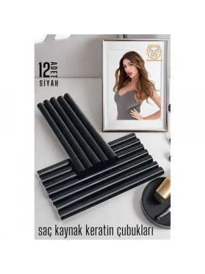 ÇOK SATAN Nano Keratin Kaynak Çubukları 12 ADET SİYAH Absolute