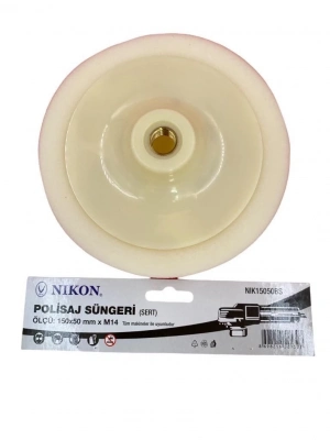 ® Nikon 15050BS Polisaj Süngeri 150 mm Beyaz Sert