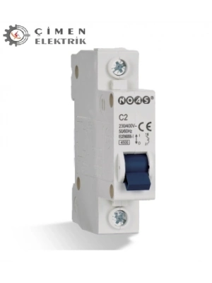 ÇOK SATAN NOAS YL04 6002 1X2A 4.5Ka C Tipi Otomatik Sigorta
