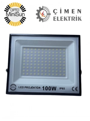 ÇOK SATAN OPTO MİNİSUN M38100 100W Led Projektör 6400K Beyaz Işık