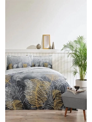 ÇOK SATAN Özdilek Çift Kişilik Ranforce Nevresim Takımı Golden Palm