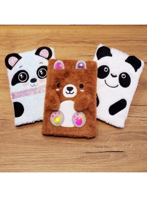 ÇOK SATAN Panda Tasarımlı Peluş Defter