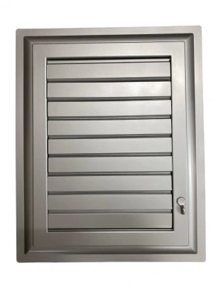 ® Plastik Menfez 30X30 Gümüş Banyo WC Havalandırma