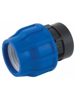 ® Poelsan Mavi 63X2 Kaplin Dişi Adaptör