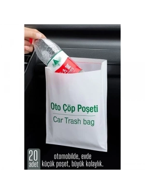 ÇOK SATAN Pratik Çöp Poşeti - Yapışkanlı Çöp Poşeti 20 Lİ PAKET