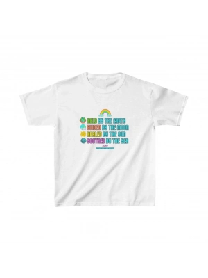 Çocuk Baskılı T-Shirt - Beyaz