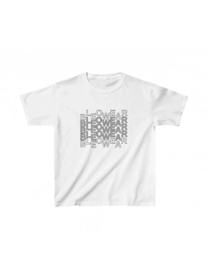 Çocuk Baskılı T-Shirt - Beyaz