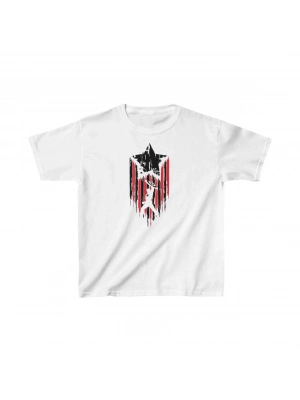 Çocuk Baskılı T-Shirt - Beyaz