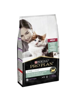 ÇOK SATAN Pro Plan Liveclear Hindili Yavru Kedi Maması 1.4 Kg