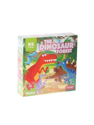 ÇOK SATAN PRS 32703 The Dinosaur Forest Pre School Puzzle 12 Parça