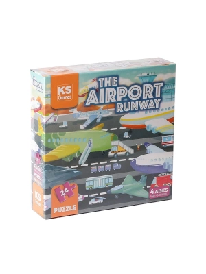 ÇOK SATAN PRS 32707 The Airport runway Pre School Puzzle -KSPuzzle