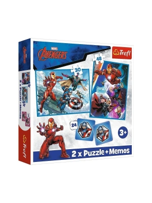 ÇOK SATAN PUZZLE-93333 2W1 Marvel The Avengers Çocuk Puzzle