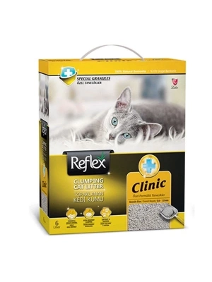 ÇOK SATAN Reflex Klinik Özel Tanecik Süper Hızlı Topaklanan Kedi Kumu 6 Lt