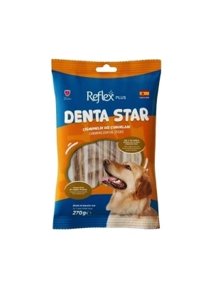 ÇOK SATAN Reflex Plus Denta Star Çiğnemelik Diş Çubukları Büyük Irk Yetişkin Köpek Ödül Maması 270 Gr