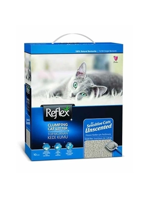 ÇOK SATAN Reflex Sensitive Kokusuz Bentonit Doğal Kedi Kumu 10 Lt