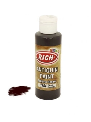® Rich 1604 Çikolata 120 ml Eskitme Ahşap Boyası