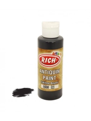 ® Rich 1606 Siyah 120 ml Eskitme Ahşap Boyası