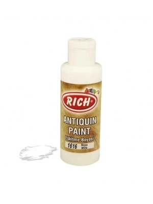 ® Rich 1616 Beyaz 120 ml Eskitme Ahşap Boyası