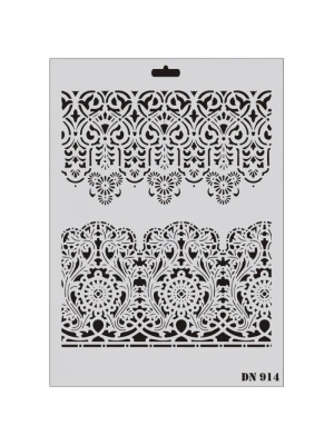® Rich Dantel Seri DN-914 Stencil 35x25 cm