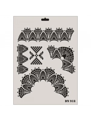 ® Rich Dantel Seri DN-918 Stencil 35x25 cm