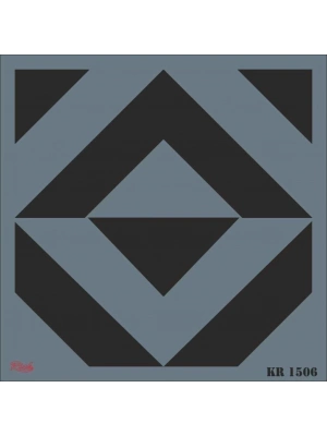 ® Rich KR 1506 Fayans Stencil 30X30 cm