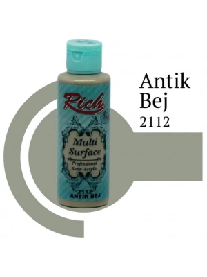 ® Rich Multi Surface 2112 Antik Bej Akrilik Boya 120 cc