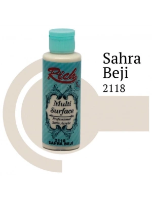 ® Rich Multi Surface 2118 Sahra Beji Akrilik Boya 120 cc