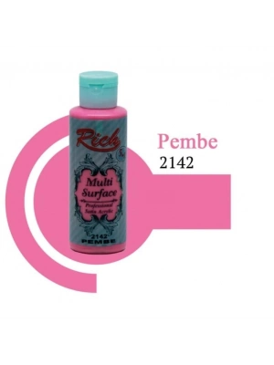 ® Rich Multi Surface 2142 Pembe Akrilik Boya 120 cc