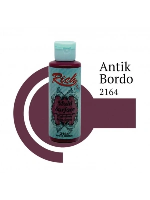 ® Rich Multi Surface 2164 Antik Bordo Akrilik Boya 120 cc