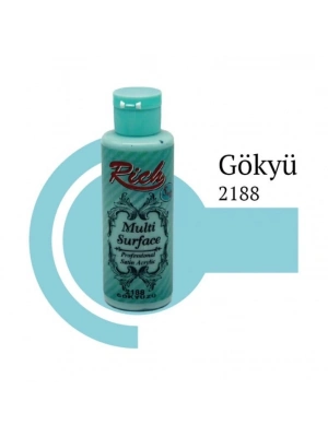 ® Rich Multi Surface 2188 Gökyüzü Akrilik Boya 120 cc