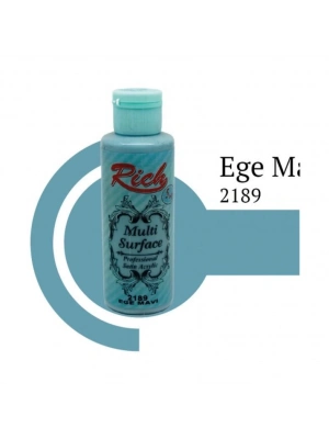 ® Rich Multi Surface 2189 Ege Mavi Akrilik Boya 120 cc