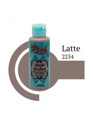® Rich Multi Surface 2254 Latte Akrilik Boya 120 cc