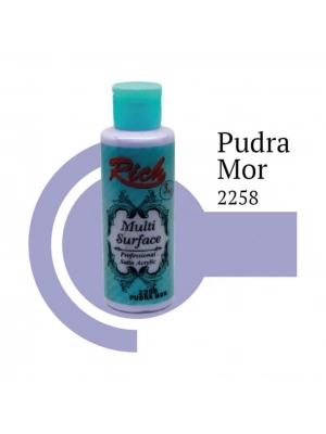 ® Rich Multi Surface 2258 Pudra Mor Akrilik Boya 130 cc