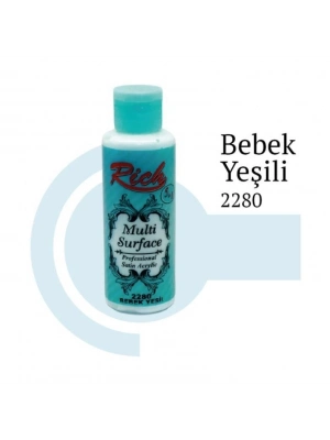 ® Rich Multi Surface 2280 Bebek Yeşili Akrilik Boya 130 cc