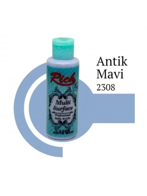 ® Rich Multi Surface 2306 Antik Mavi Akrilik Boya 120 cc