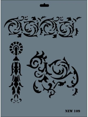 ® Rich New Seri N-109 Stencil 35x25 cm