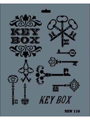 ® Rich New Seri N-110 Stencil 35x25 cm