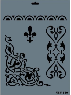 ® Rich New Seri N-130 Stencil 35x25 cm