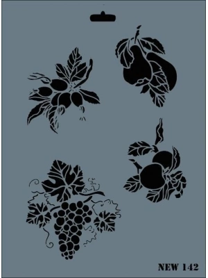 ® Rich New Seri N-142 Stencil 35x25 cm