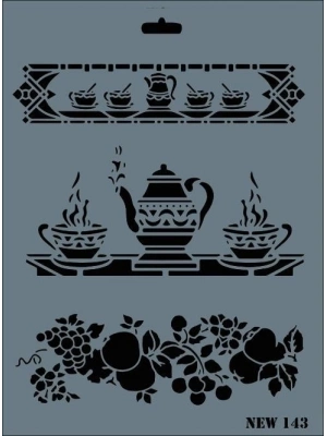 ® Rich New Seri N-143 Stencil 35x25 cm