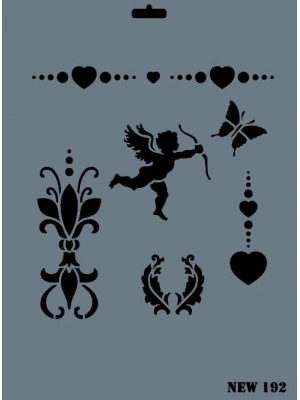 ® Rich New Seri N-192 Stencil 35x25 cm