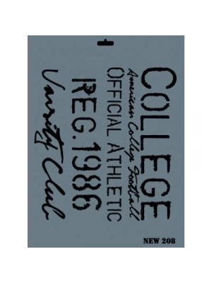 ® Rich New Seri N-208 Stencil 35x25 cm