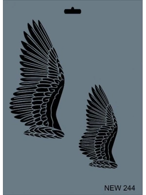 ® Rich New Seri N-244 Stencil 35x25 cm