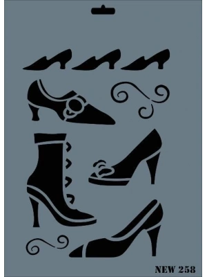 ® Rich New Seri N-258 Stencil 35x25 cm