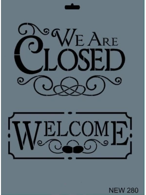 ® Rich New Seri N-280 Stencil 35x25 cm