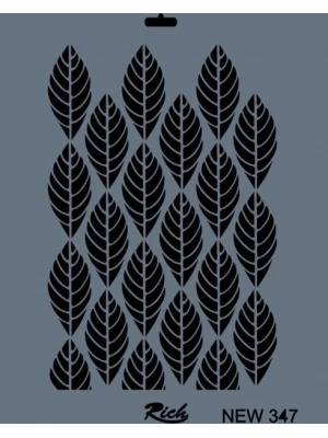 ® Rich New Seri N-347 Stencil 35x25 cm